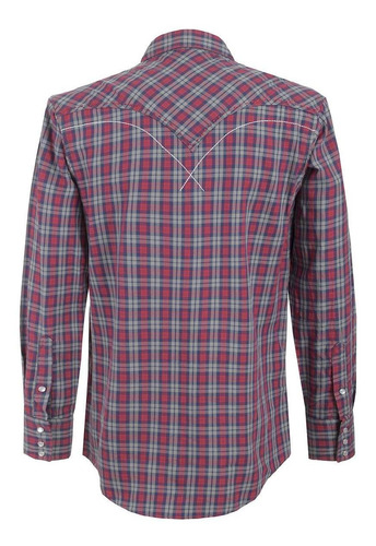 Imagen 2 de 6 de Camisa Vaquera Wrangler Hombre Manga Larga G61