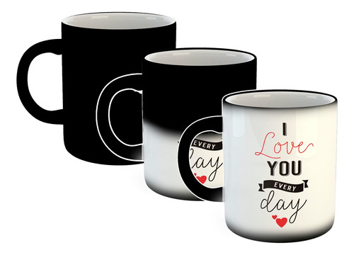 Taza Magica Frase I Love You Every Day Te Amo Todos