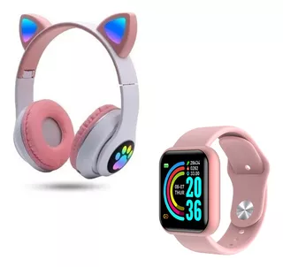 Relógio Inteligente Smartwatch Feminino Rose + Brinde