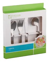 Comprar Juego Cubiertos 4 Piezas Cuchara Tenedor Cuchillo Bebe