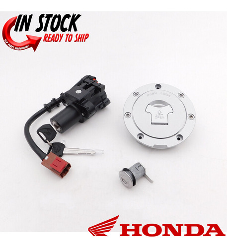 Honda Igntion Lock Set 2007-2008 Cbr600rr Genuine Oem Ne Ssq