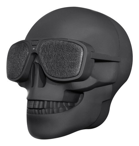 Bocina De Radio Portátil Con Diseño De Calavera