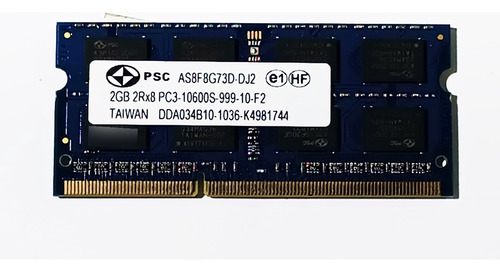 Memoria Ram Para Laptop Psc Ddr3 2gb 10600s