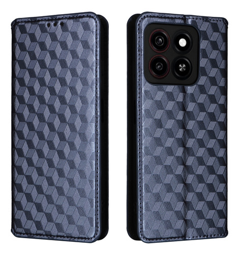 Funda Tipo Cartera For Zte Blade A55 A35, Cierre Magnético,