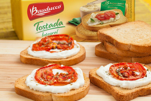 Tostadas Bauducco Integrales 142gr Origen Brasil - Pack X 3
