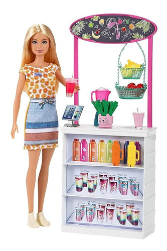 Barbie Bar De Smoothies O Vitaminas Grn75 Mattel Bestoys