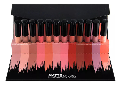 . Set De 12 Colores Z Lip Gloss Combo Lip Gloss