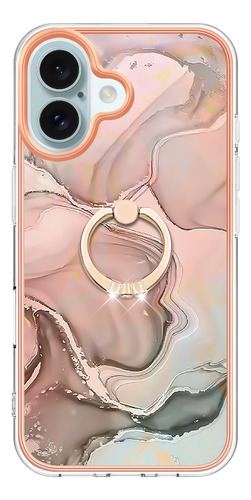 Funda Para La Serie Xiaomi, Funda Con Soporte Para Anillos, Soporte De Pie, Material De Pc Ultradelgado, Funda Protectora A Prueba De Golpes, Oro Rosa