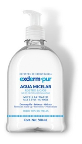 Exderm Pur Agua Micelar 500 Ml