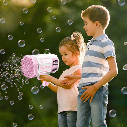 Máquina Automática De Burbujas De Bazuca Gatling For Niños