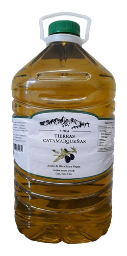 Aceite De Oliva 5 Litros Bidón Catamarca Extra Virgen