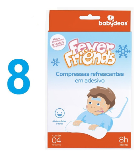 8 Caixas Fever Friends ® ( Similar Bekoool ) Alívio Da Febre