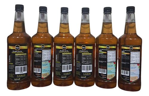Jarabe Sirope Canela Kala Gourmet 1 Litro 6 Piezas