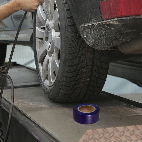 1 Rollo De Cinta Protectora Para Llantas De Coche, Cinta Azu