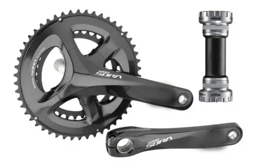Plato Biela Shimano Sora R3000 50 34 9v Biplato Bicicleta