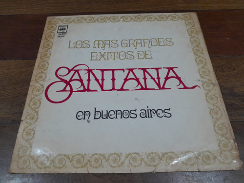 Vinilo - Santana - Los Mas Grandes Éxitos En Bs. As. - 1973
