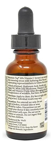 Sérum Mountain Top con 20% de vitamina C y ácido hialurónico
