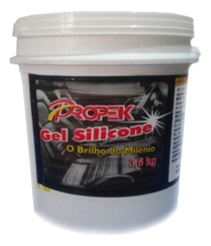 Gel Revitalizador De Plásticos E Couros Silicone Balde 3,6kg