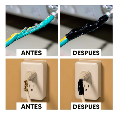 Pack X10 Cinta Aisladora Liquida Para Cables Y Electricidad