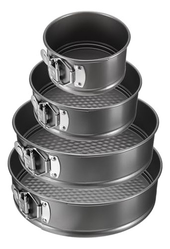 Molde Para Tartas Antiadherente Uxcell De 4/7/8,3/9 Pulgadas
