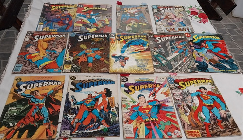 Antiguo Lote De Historietas Comics De Superman X 13 (Usado)