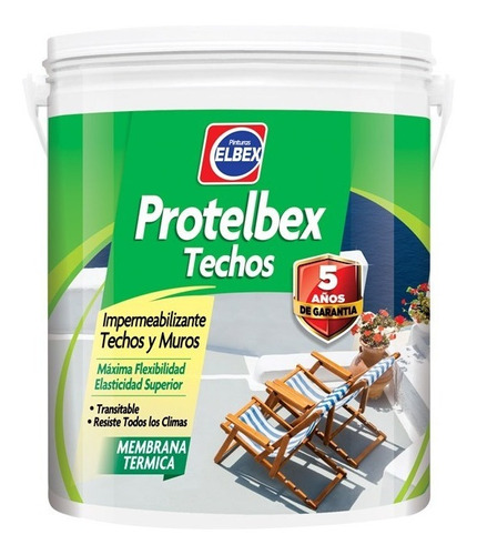 Membrana Impermeabilizante Techos Y Muros Protelbex 20 Kgs.