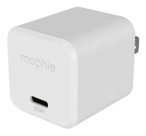 Cargador De Pared Mophie Usb-c De Carga Rápida Gan 20w Color Blanco
