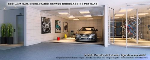 Imagem 30 de 30 de Apartamento Com 2 Dormitórios À Venda Com 90.48m² Por R$ 418.000,00 No Bairro Santo Inácio - Curitiba / Pr - M2si-bwpr2