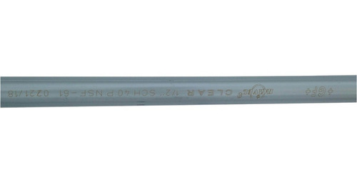 Tubo Pvc 1/2 Transparente Tramo De 3mt Mca Spears
