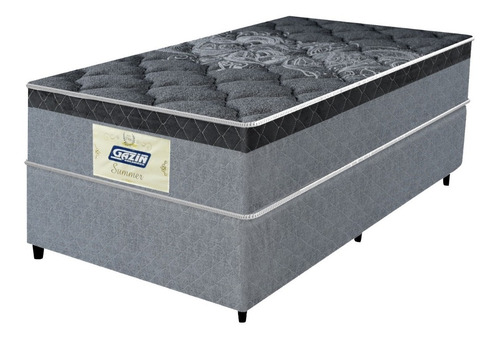 Imagen 1 de 8 de Sommier 1 Plaza Espuma Alta Densidad 150kg Altura 24cm S