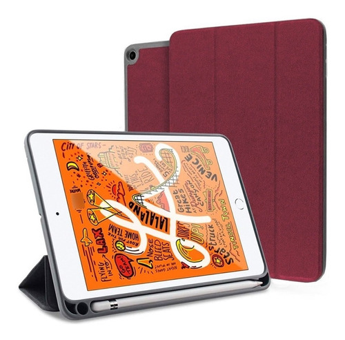 Smart Case Para iPad 7gen 10.2 2019 A2197 A2198 C/pen Holder