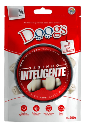 Ossinho Mini Inteligente Mastigável P/ Cães - 200g