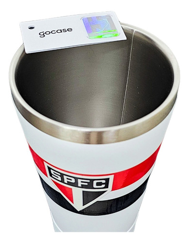 Copo Térmico São Paulo Gocase 470ml Tricolor Oficial