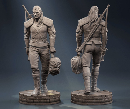 Archivo Stl Impresión 3d - The Witcher - Geralt Of Rivia - G