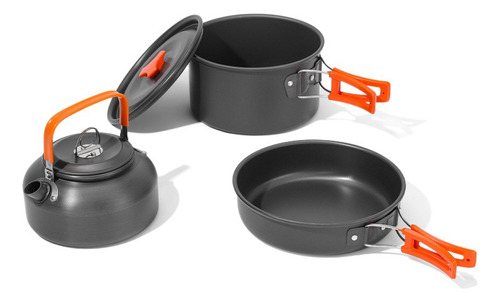 Set De Estufa Portátil Para Acampar Con Utensilios De Cocina