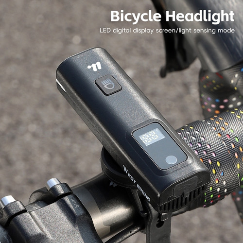 Luz De Bicicleta Tipo C, Linterna Frontal Recargable