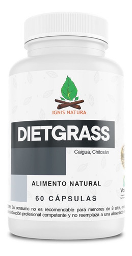 Imagen 1 de 1 de Dietgrass: Quemador De Grasa, Adelgazante, Colesterol Y Más.