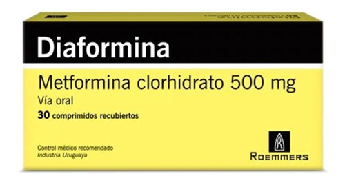 Diaformina® 500mg X 30 Comprimidos Recubiertos