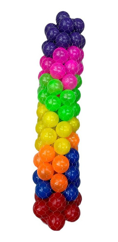 1000 Pelotas Plasticas Para Piscina 7 Colores Vivos