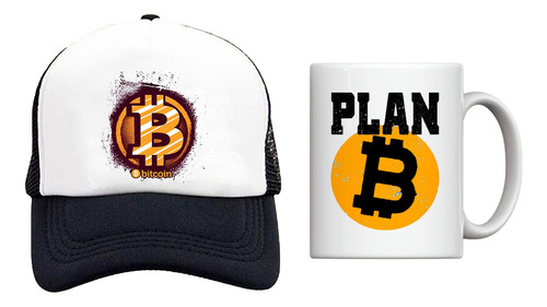 Gorra Crypto Bitcoin Y Taza Plan B