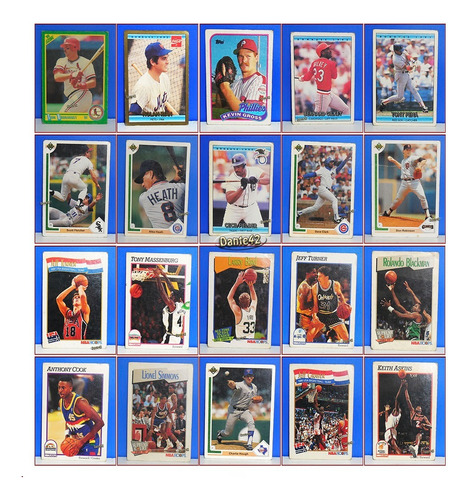 Dante42 Oferta Pack 20 Cards Basketball Beisbol U.s.a.