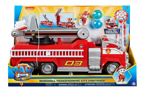  Camion Bomberos Ultimate Con Escalera Extensible Paw Patrol