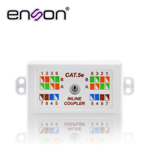 Paquete De 3 Cople Utp Enson Hilo A Hilo Cat5e Para Unir Utp