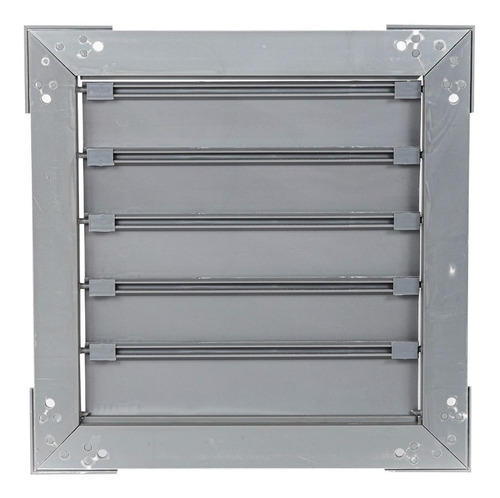 Imagen 3 de 9 de Persiana Plástica Móvil Extractor De Aire 25 Cm Cocina Baño