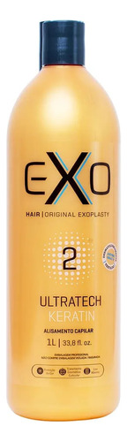Exo Hair Alisamento Exoplastia Capilar 1000ml Passo 2