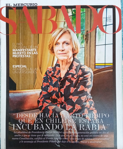 Evelyn Matthei - Revistas Sabado Y Ya - Pack 2 Ejemplares