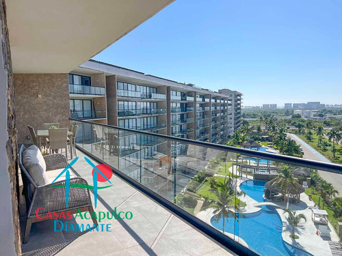 Cad Altamar Calypso 601. Terraza Con Vista A Las Albercas