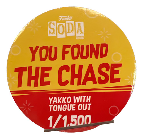 Funko Soda Yakko Es El Chase (Usado)
