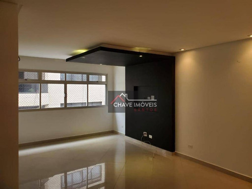 Imagem 3 de 30 de Apartamento Com 3 Dormitórios, 2 Suítes, 2 Vagas, À Venda, 175 M² Por R$ 718.000 - Ponta Da Praia - Santos/sp - Ap2960