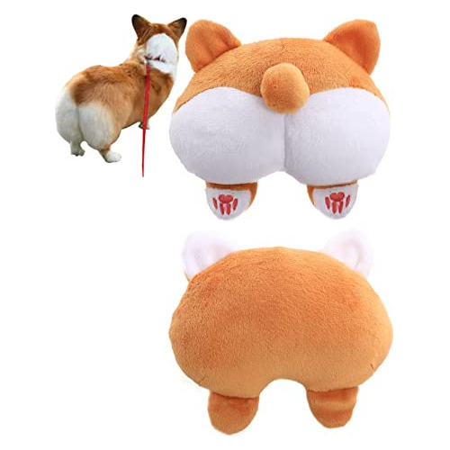 Rozkitch Juguetes Para Perros Corgi Cute Butt Shaped Plush T